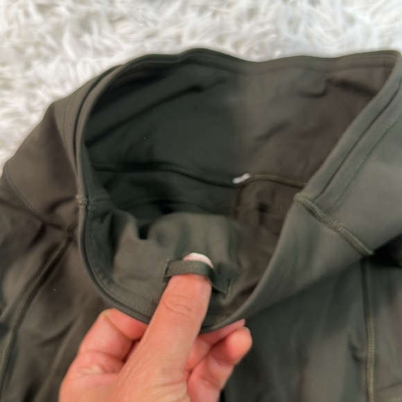 Lululemon Fast and Free Tight II 25" *Non-Reflective Nulux Dark Olive - Picture 3 of 7